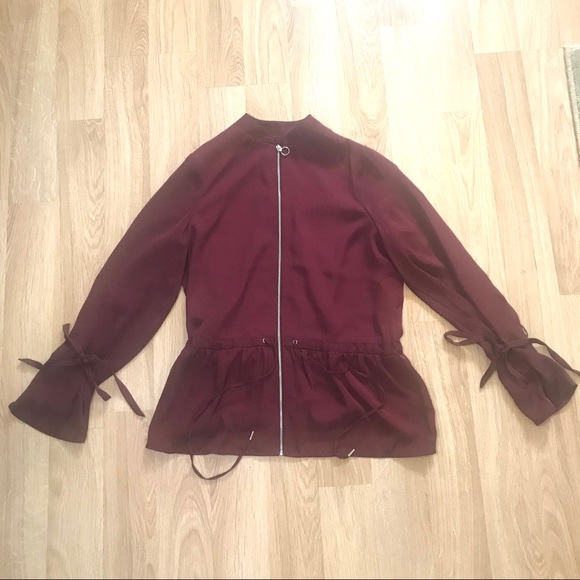 Express Maroon Jacket - Picture 2 of 3
